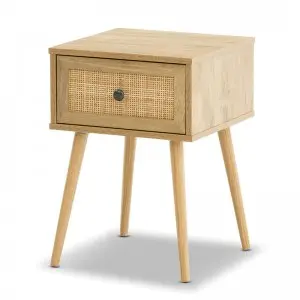 Natural Rattan Wood Small Corner Table