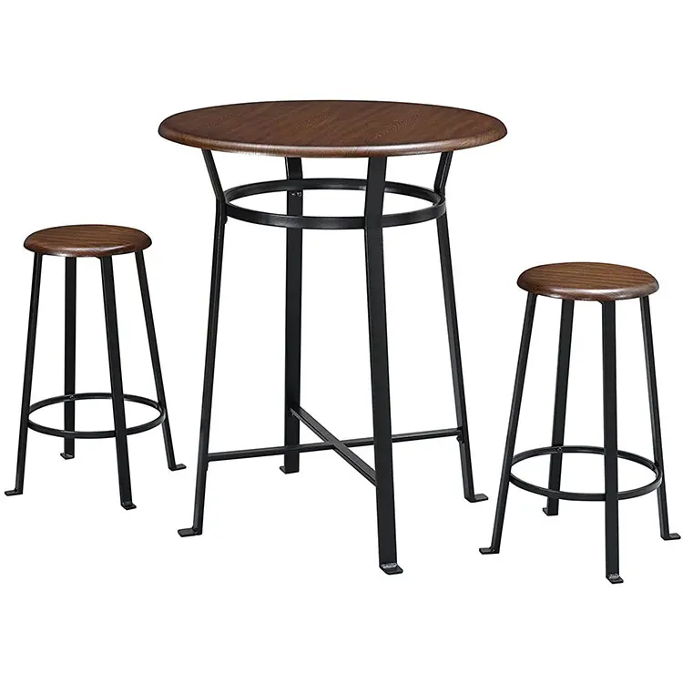 Hot Selling Dining Room Table And Chairs Set Round Bar Table Sets