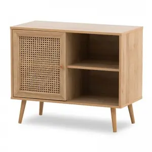 Natural Rattan Wood Storage Cabinet Rattan Series Products